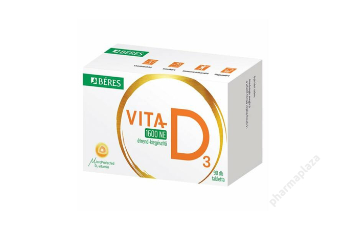 Béres D3- vitamin 1600 NE tabletta 90x