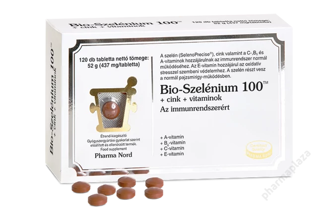 Bio-Szelénium 100TM cink+vitaminok tabletta 120x