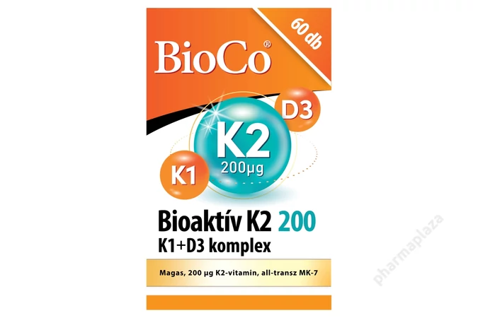 BioCo Bioaktív K2 K1 D3 komplex tabletta 60X