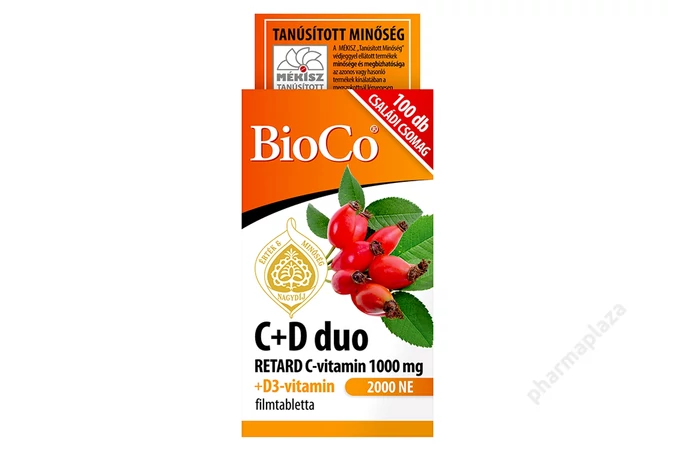 Bioco C+D duo 2000NE Retard filmtabletta 100X