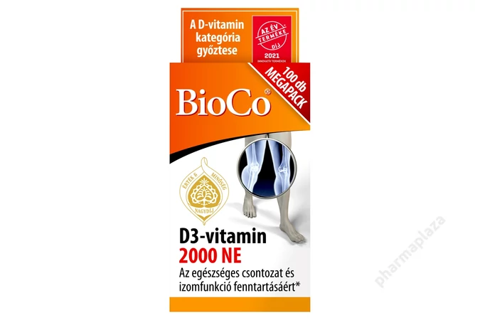 BioCo D3-vitamin 2000 NE tabletta  100X