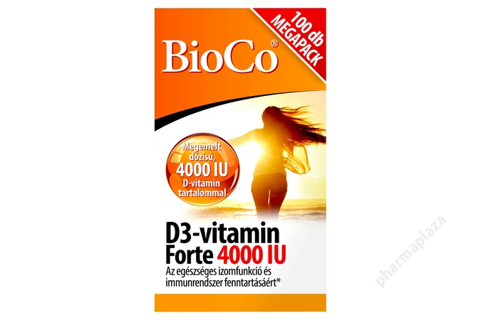 BioCo D3-vitamin Forte 4000 IU MEGAPACK tabletta 100X