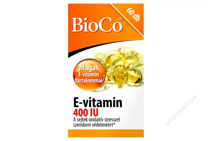 BioCo E-vitamin 400 NE lágyzselatin kapszula 60X