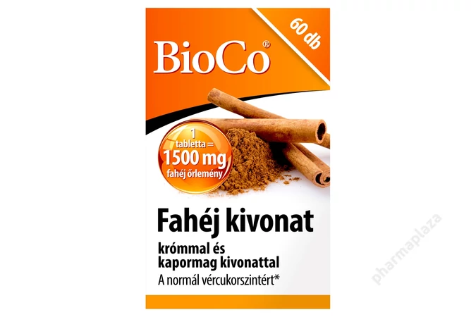 BioCo Fahéj kivonat krómmal és kapormag kivonattal 60X