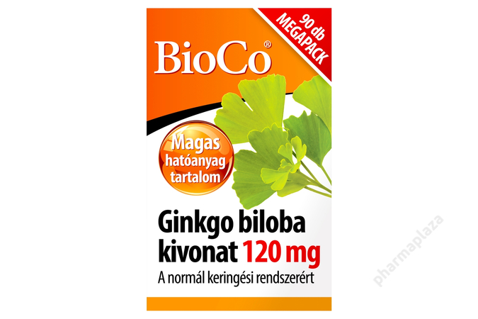 BioCo Ginkgo biloba kivonat 120 mg MEGAPACK tabletta 90X