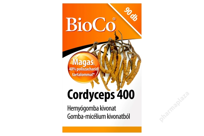 BioCo Cordyceps 400 Hernyógomba kivonat 90X