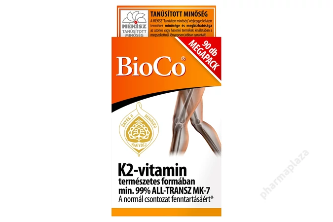 Bioco K2-vitamin 50 mikrogramm tabletta 90X