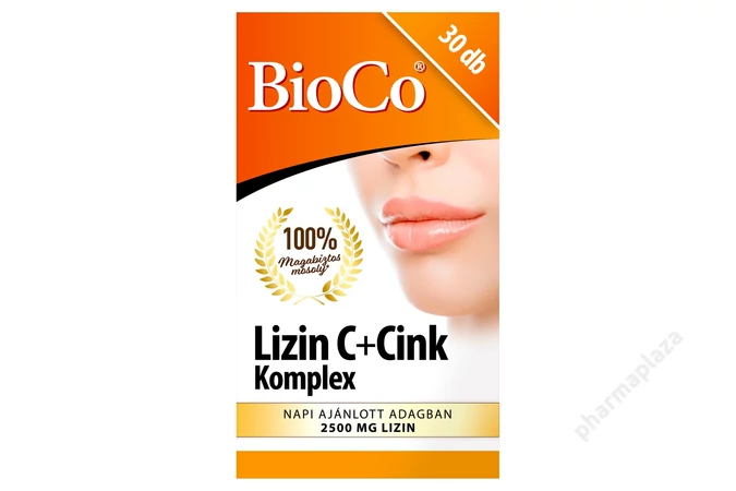 BioCo Lizin C + Cink Komplex étrend-kiegészítő tabletta 30 x 1,05 g (31,5 g)