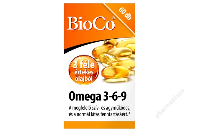 BioCo Omega 3-6-9 lágyzselatin kapszula  60X