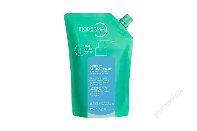 Bioderma Sébium Moussant tisztító habzó gél zsíros bőrre 500ml