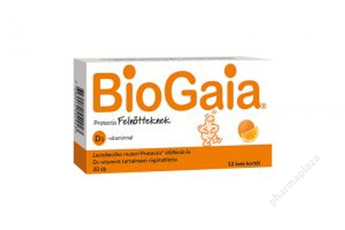 Biogaia Protectis Felnőtt D-vitamin rágótabletta 20x
