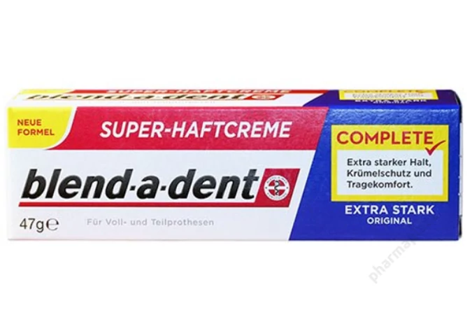 Blend-a-dent Complete extra erős műfogsorrögzítő krém Mild mint  47g