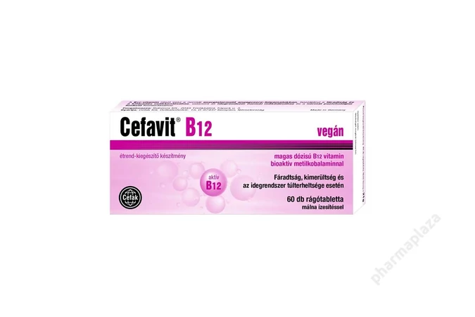 Cefavit B12 rágótabletta 60X