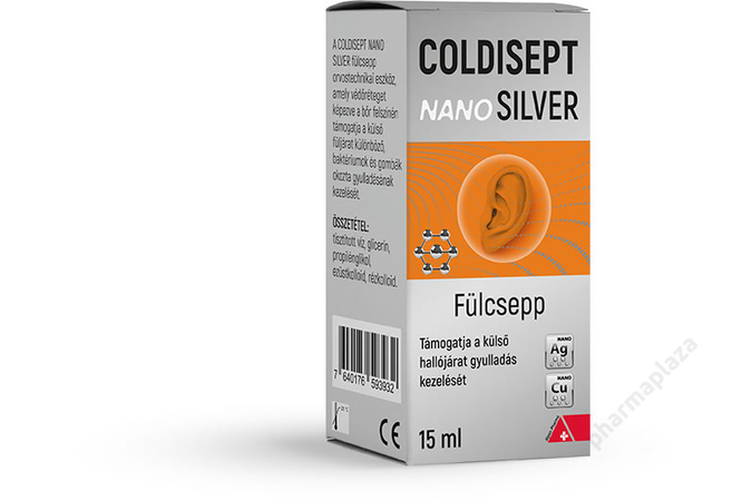 Coldisept Nanosilver fülcsepp 15ml