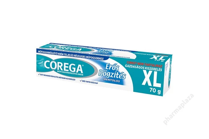 Corega műfogsorrögzítő krém erős rögzítés XL 70g