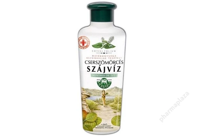 Cserszömörcés szájvíz mentolos kupakos 250ml