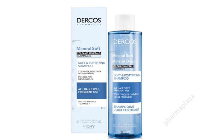 Vichy Dercos Mineral Soft sampon  200 ml