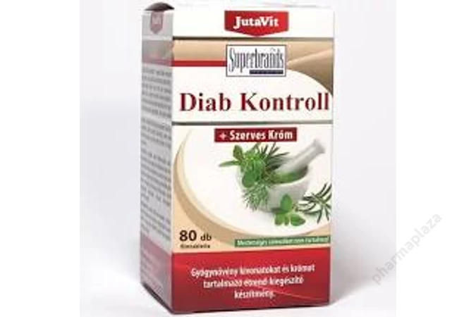 JutaVit Diab Kontroll tabletta 80x