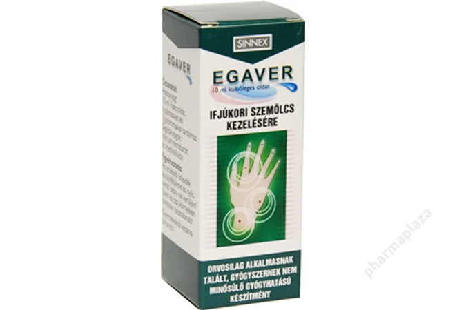 Egaver szemölcs elleni ecsetelő 10ml