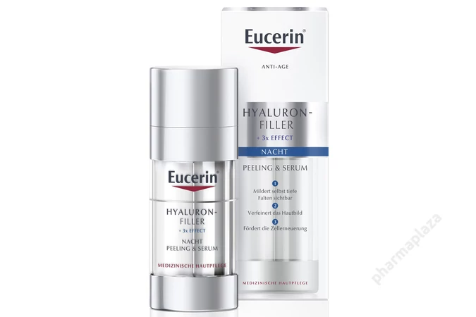 Eucerin Hyaluron-Filler Éjszakai Bőrmegújító Peeling és Szérum 2X15ml