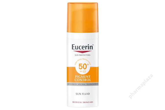 Eucerin Sun Pigment Control napozó fluid arcra  FF50+ 50ml