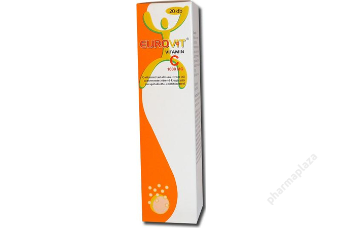 Eurovit C-vitamin 1000mg pezsgőtabletta 20x