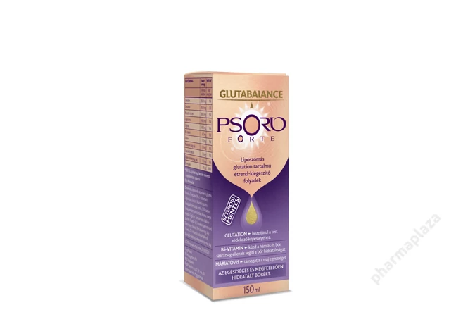 Glutabalance Psorio Forte liposzómás glutation tartalmú étrend-kiegészítő folyadék 150 ml