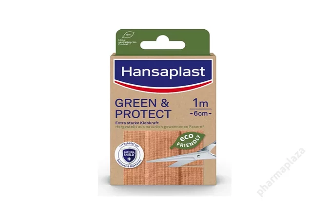  Hansaplast Green Protect Öko-Barát sebtapasz 1m X 6cm