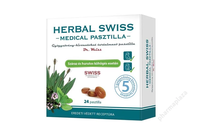 Herbal Swiss Medical pasztilla 24X
