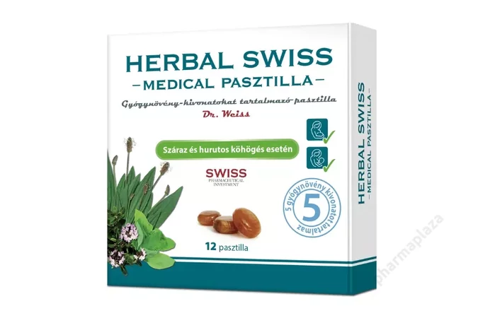 Herbal Swiss Medical pasztilla 12X
