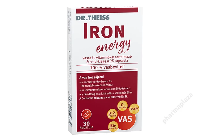 Dr. Theiss Iron energy étrendkiegészítő kapszula 30X