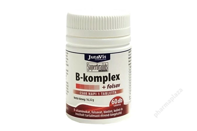 JutaVit B-komplex+folsav tabletta 60x