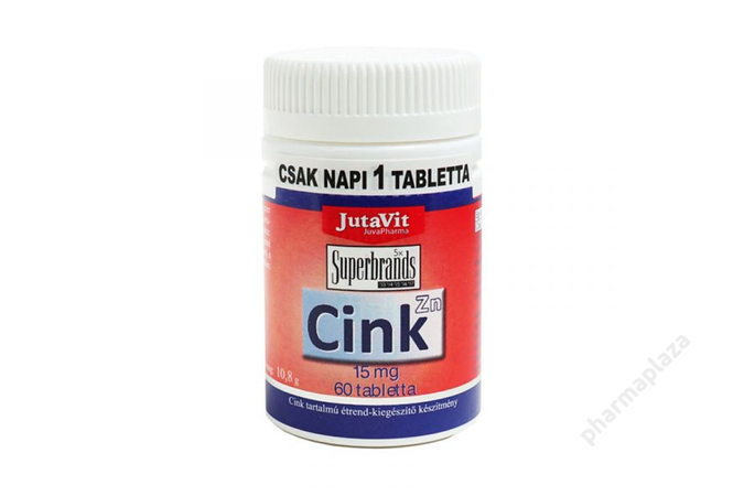 JutaVit Cink 15 mg tabletta 60x