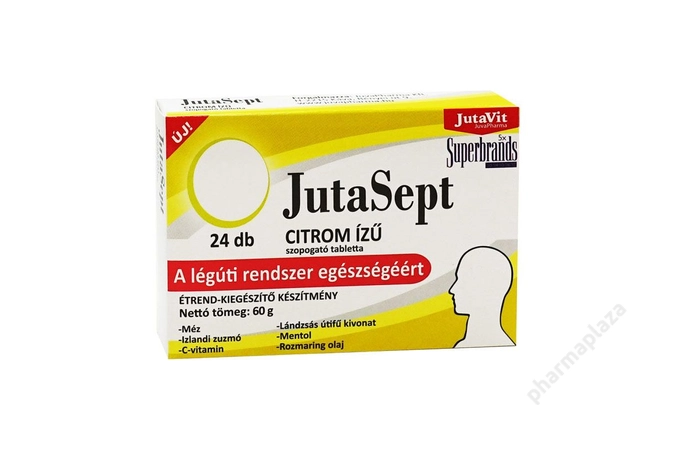 JutaVit  Jutasept Citrom szopogató tabletta 24X