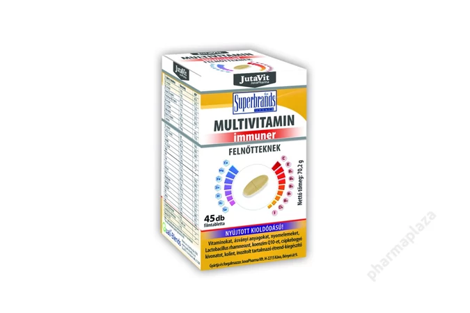 JutaVit Multivitamin felnőtteknek nyújtott felszívódású 45x