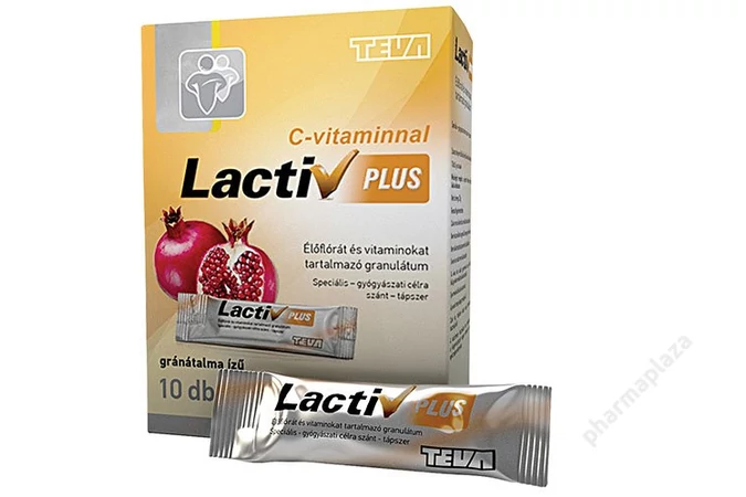 Lactiv plus élőflórát tartalmazó granulátum 10x