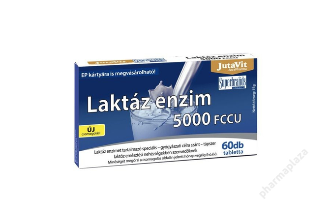 JutaVit Laktáz enzim 5000FCCU tabletta 60x