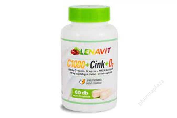 LenaVit C1000+ 2000 NE D3-vitamin retard 60X