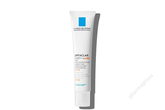 La Roche-Posay Effaclar Duo (+) SPF 30 arcápoló krém 40 ml ÁLTALÁNOSSEO BEÁLLÍTÁSOKADATOKTULAJDONSÁGOKLINKEKMŰKÖDÉSAKCIÓKVEVŐCSOPORT ÁRAKTOVÁBBI KÉPEK (0)MATRICÁK Állapot:	 Rendelhető termék:	 Termék ár: A termék árának kiszámításához az ÁFA tartalmat és 