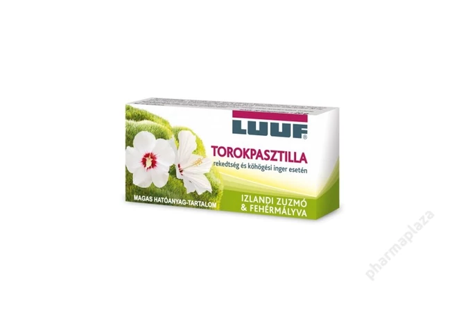  Luuf torokpasztilla izlandi zuzmóval 20X