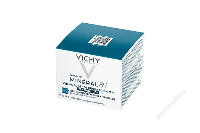 VICHY Mineral89  72H hidratáló arckrém Rich 50ml-1