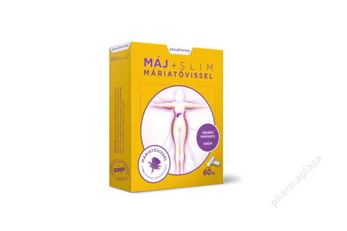 Máj + Slim Máriatövissel kapszula 60x