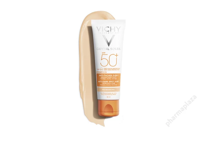 VICHY Capital Soleil színezett napvédő krém pigmentfoltok ellen SPF50+ 50ml