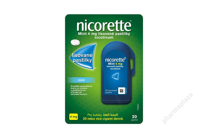 Nicorette® Mint 4 mg mentolos szopogató tabletta 80X