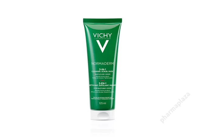  Vichy Normaderm 3in1 arctisztító radír maszk 125ml