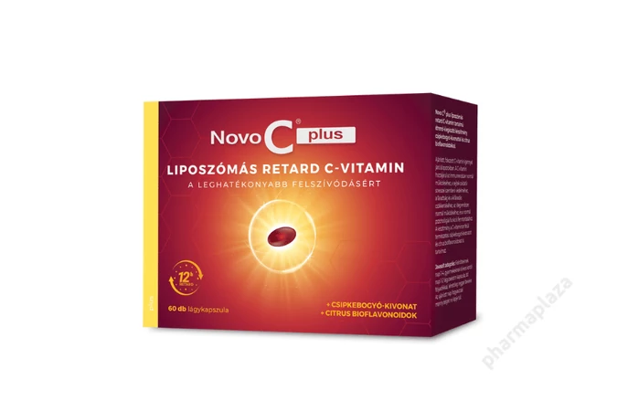 Novo C Plus liposzómás C-vitamin lágy kapszula 60x