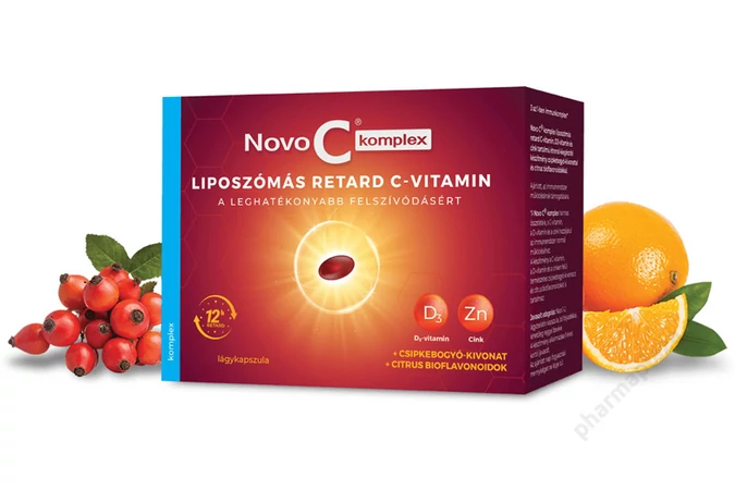 Novo C Komplex Liposzómális C-vitamin kapszula 90X