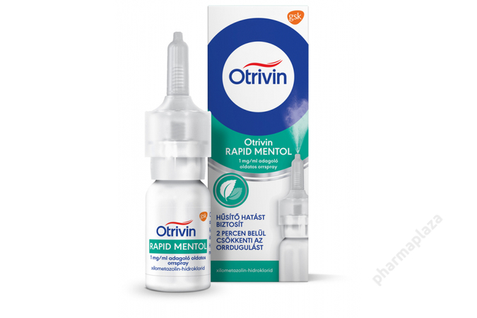 Otrivin RAPID MENTOL 1 mg/ml adagoló oldatos orrspray 10 ml