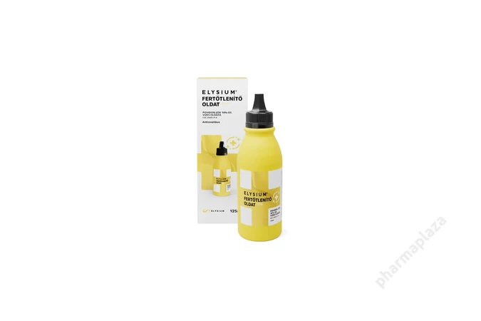 Elysium povidon-jód 10%-os fertőtlenítő oldat - cseppentős - 125 ml