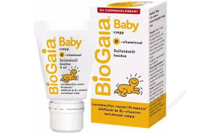 Biogaia Protectis Baby D vitaminnal csepp étrendkiegészítő 5ml